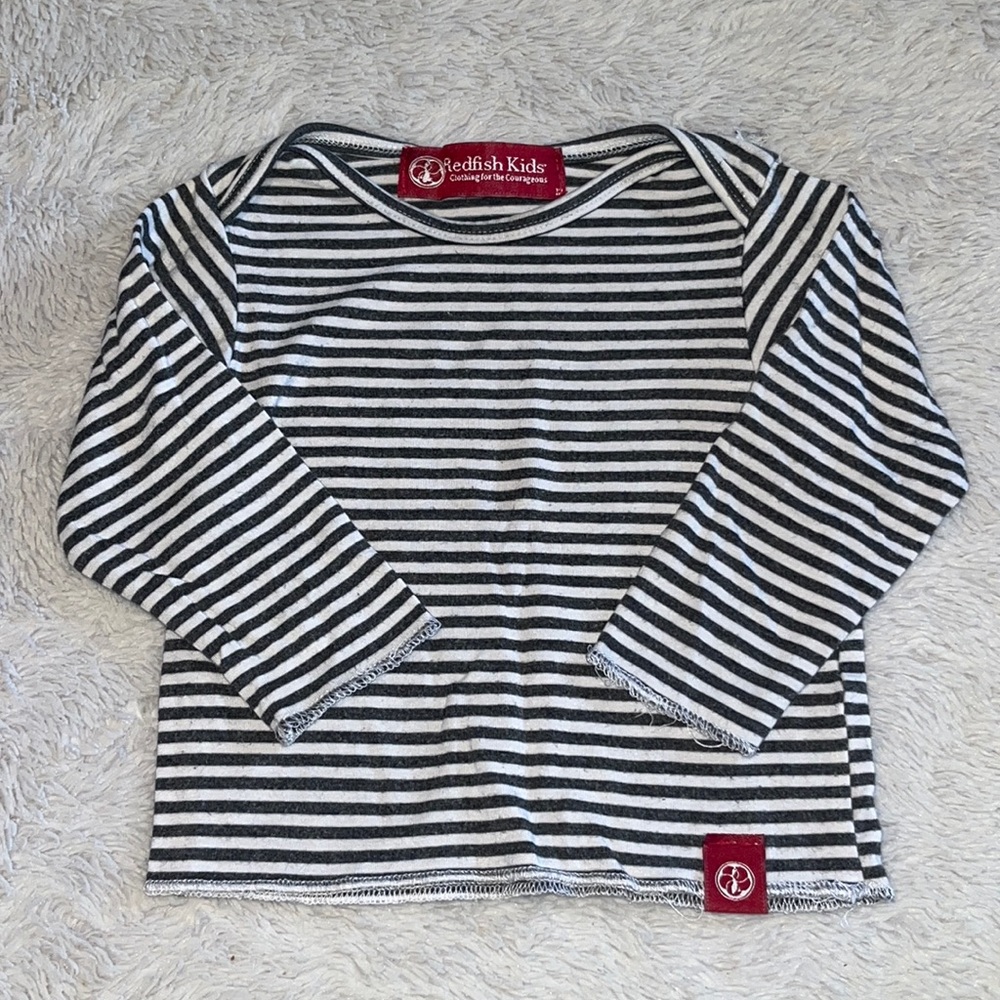 redfish clothing striped long sleeve top